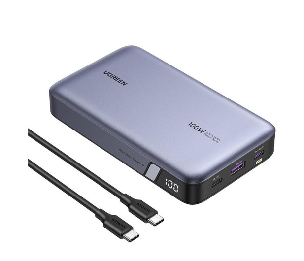 UGREEN Powerbank 20000mAh PB720, USB + 2x USB-C, 100W PD - 1256851 - zdjęcie